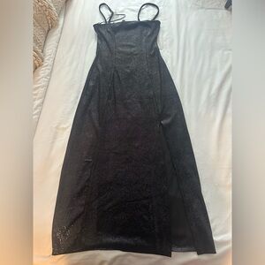 H&M Elegant Black Maxi Dress